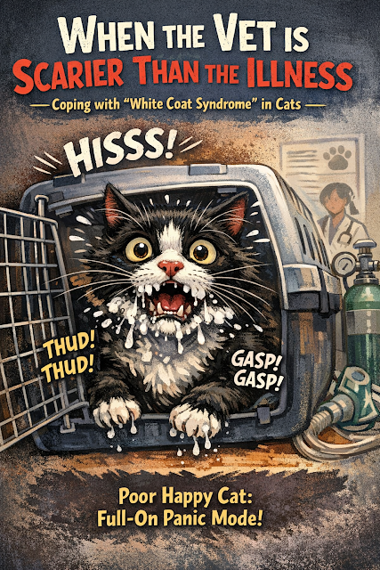 msi_press's tweet image. #Caturday: When the #vet is scarier than the illness: Understanding #WhiteCoatSyndrome# in #cats and what to do about it

msipressblog.blogspot.com/2026/05/caturd…

#catfear #catstress #panicattacksincats