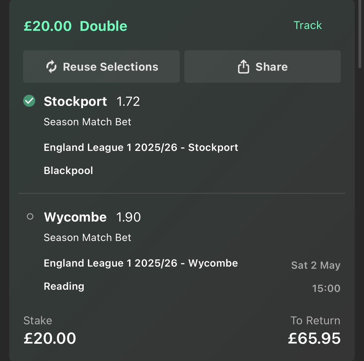 a1bionant's tweet photo. 91st minute winner for Wycombe to secure 11th for the season match bet double to land 😂 https://t.co/Nwa9xSNoqQ
