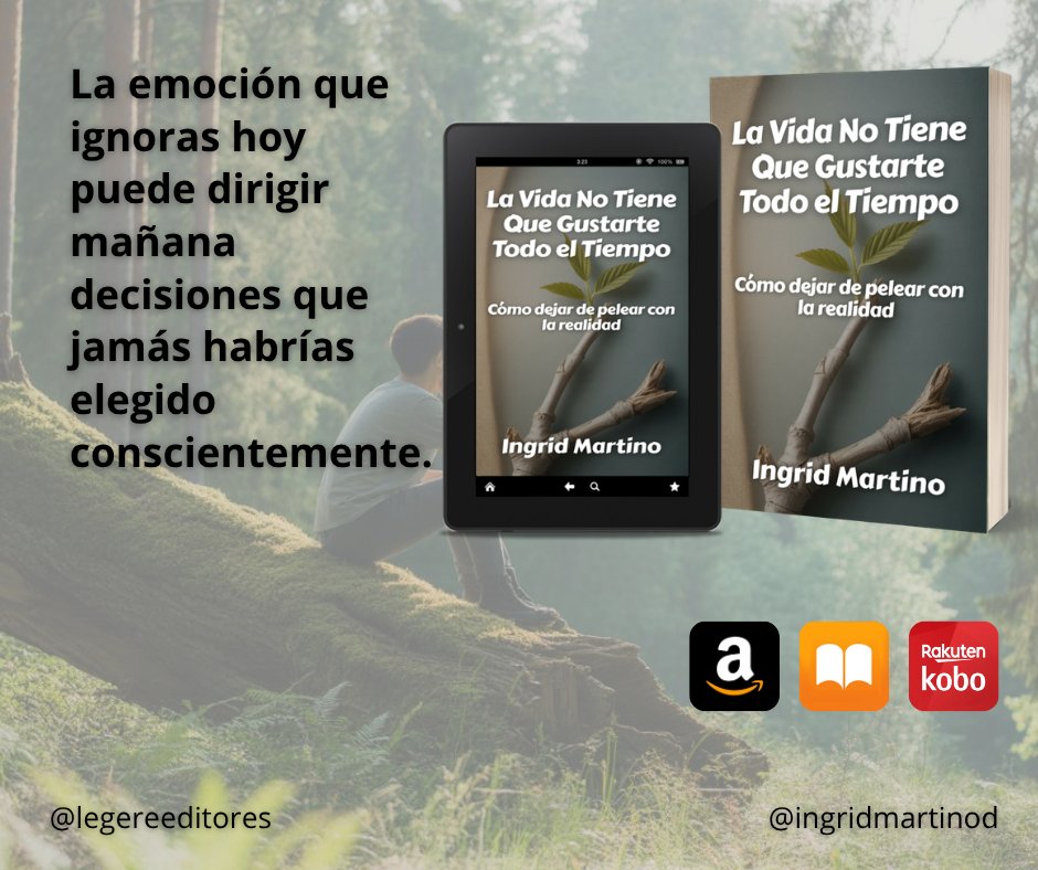 legereeditores's tweet image. 💭 Reprimir emociones no es control. Es deuda emocional. Lo que ignoras hoy vuelve mañana con más fuerza. Sentir y regular es verdadera fortaleza. 🌱 #SaludMental #AmorPropio Más en mi libro “La Vida No Tiene Que Gustarte Todo el Tiempo” tinyurl.com/lavidanotiene
