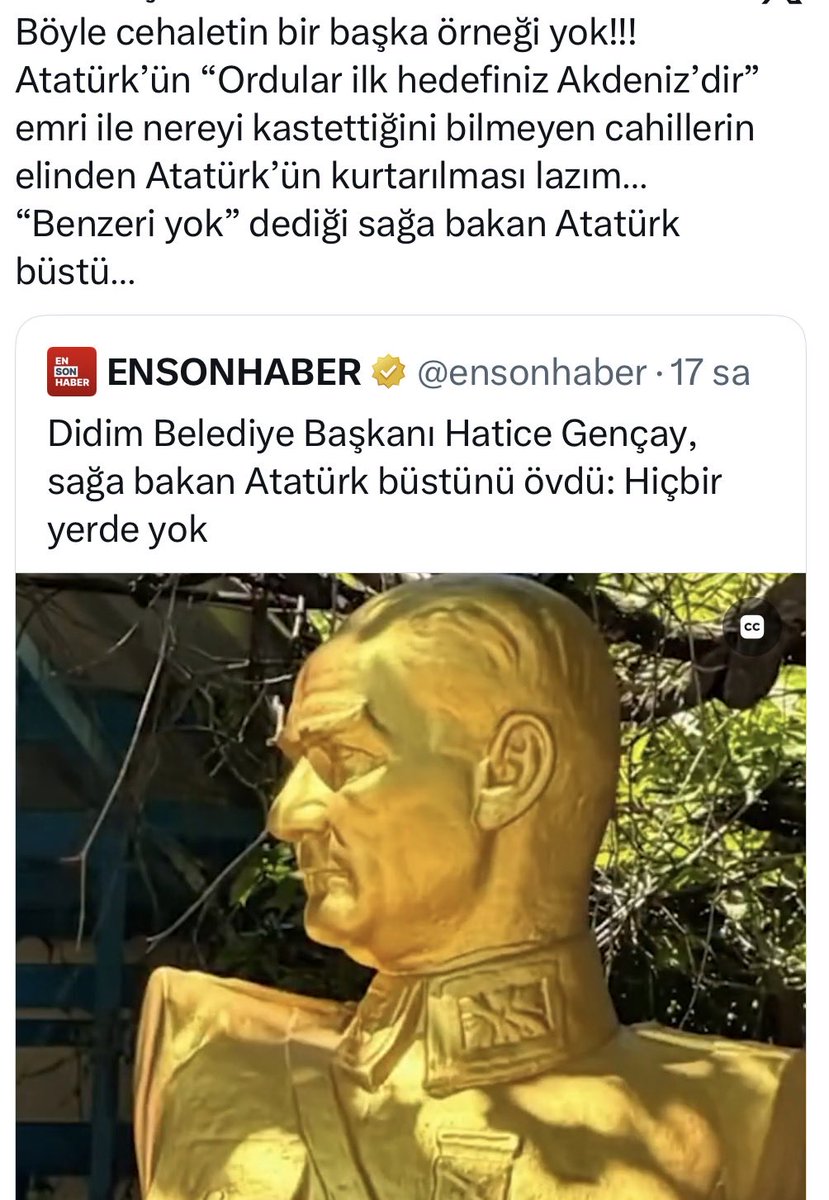 arif5060's tweet image. Kendilerini SOLCU olarak gören
CHP li Başkan herhalde
❗ #Atatürk bile soldan ümidi kesip sağa bakmış…❗😂
Bunun ile övünüyorrrrr😂😂😂😂😂😂