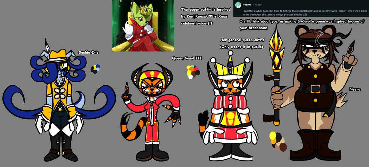jays_jam's tweet photo. @DastardlyDeacon Hey Cerulean, what do you think of my D-sides Freedom Planet designs? https://t.co/CRrplhifMu