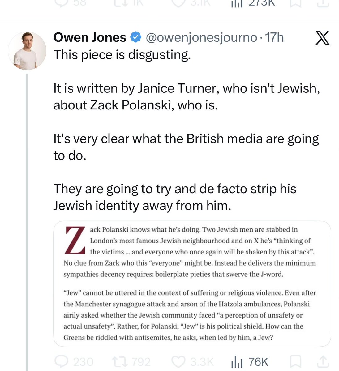 Janice Turner tweet media