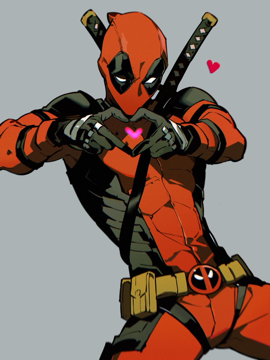 hatsutahaku's tweet image. 🩸❤️🩸
#Deadpool #Marvel #イラスト