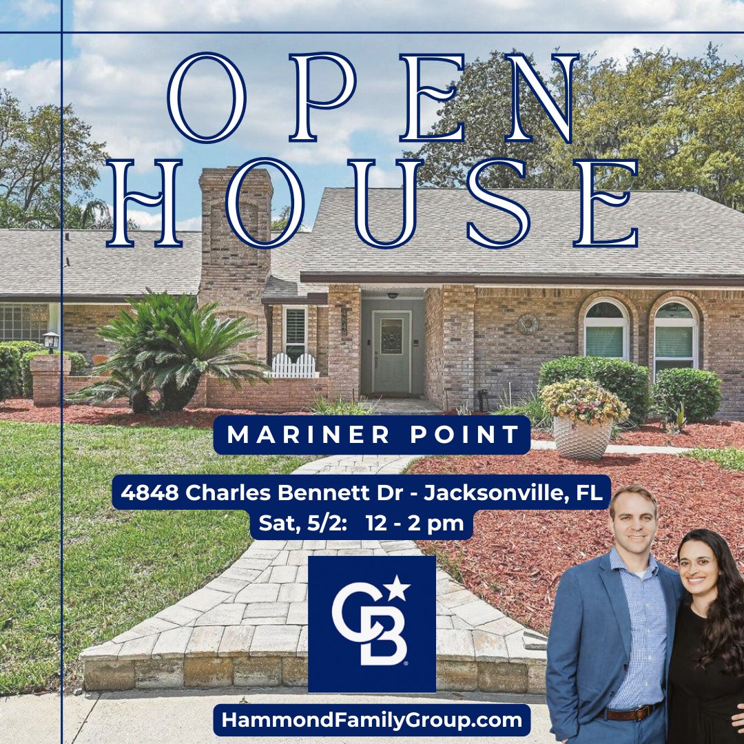 HammondFamilyRE's tweet image. 4848 Charles Bennett - a beautiful brick pool home within Mariner Point - will be held open today (Sat, 5/2) from 12 - 2 pm!

#marinerpoint #jacksonville #openhouse #realestate #coldwellbanker