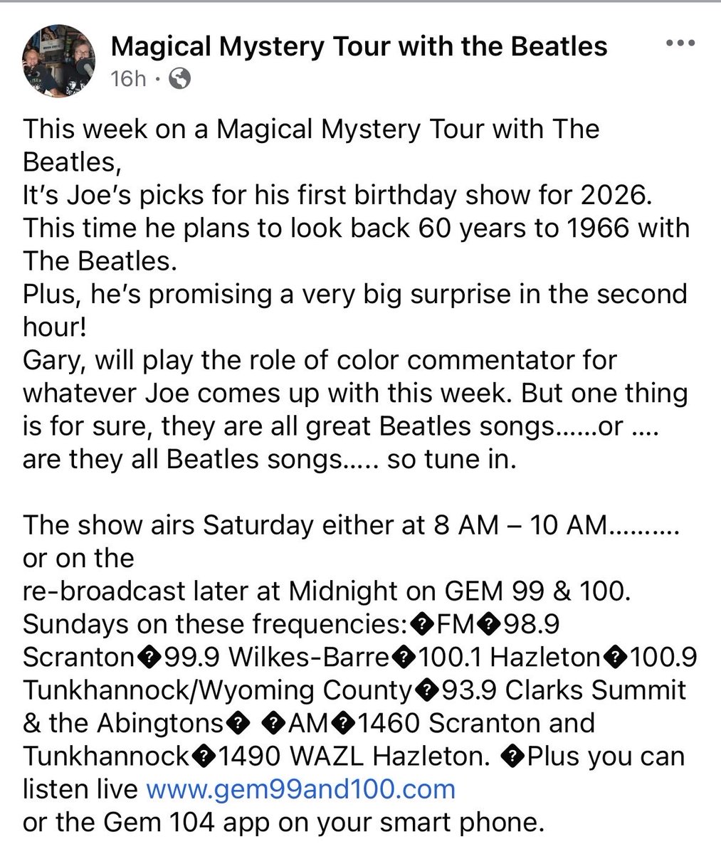 DotSweet1's tweet image. #beatles #radio