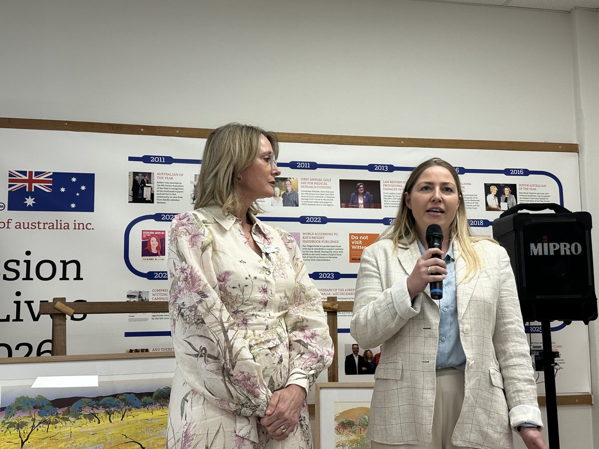 YCGaryLee's tweet photo. Well deserved! Chloe Charlesworth @ChloeCharl49409 (our Pleural Nurse Specialist) awarded Eric Saint Award by #Asbestos Disease Soc Australia for helping cancer journey of #mesothelioma people day-in-day-out

@Resp_Health @tsanz_thoracic @CancerCouncilWA @ARNS_UK @AAB_IP @Farinaz1359 @HMCollins1989