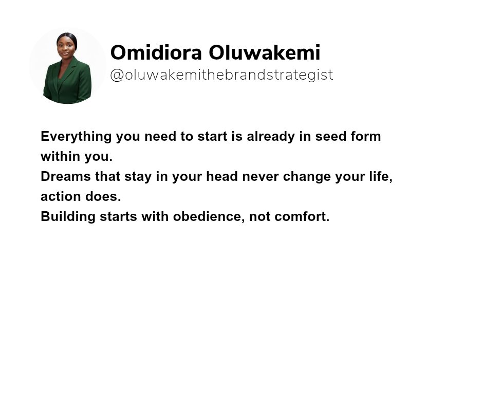 Oluwakemi The Brand Strategist tweet media