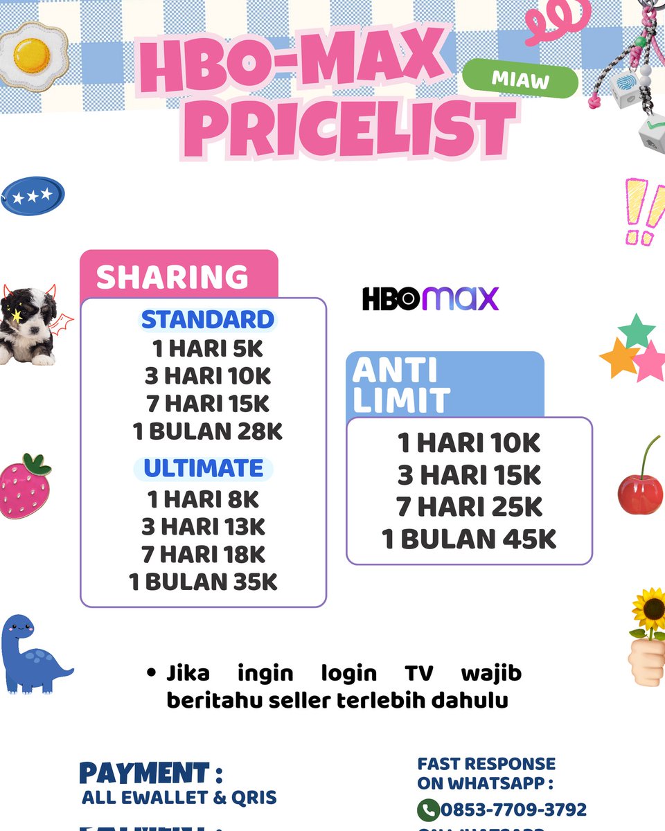 𝑨cing! jajan ke wassap ya kak 😻 tweet media