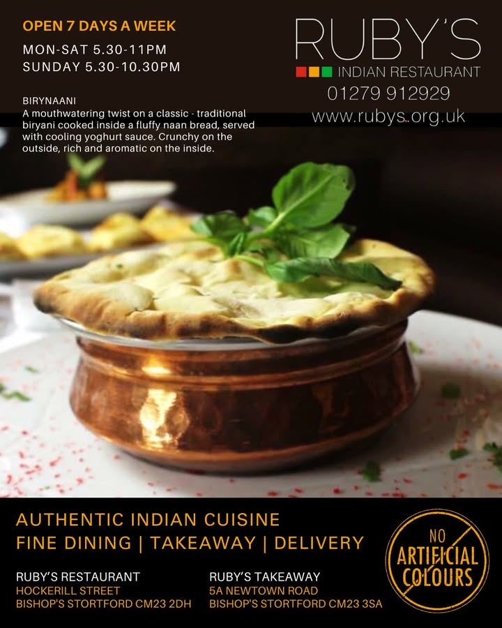 RubysIndian's tweet image. 🔥 Ruby’s BiryNaani -
Biryani… wrapped in naan 😍 Yes, really!! 😋

🔗 rubys.org.uk

#rubysrestaurant #foodlovers #currynight