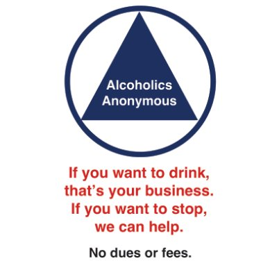 MizzAugust7's tweet photo. Alcoholics Anonymous / AA https://t.co/s42H0RUzHM