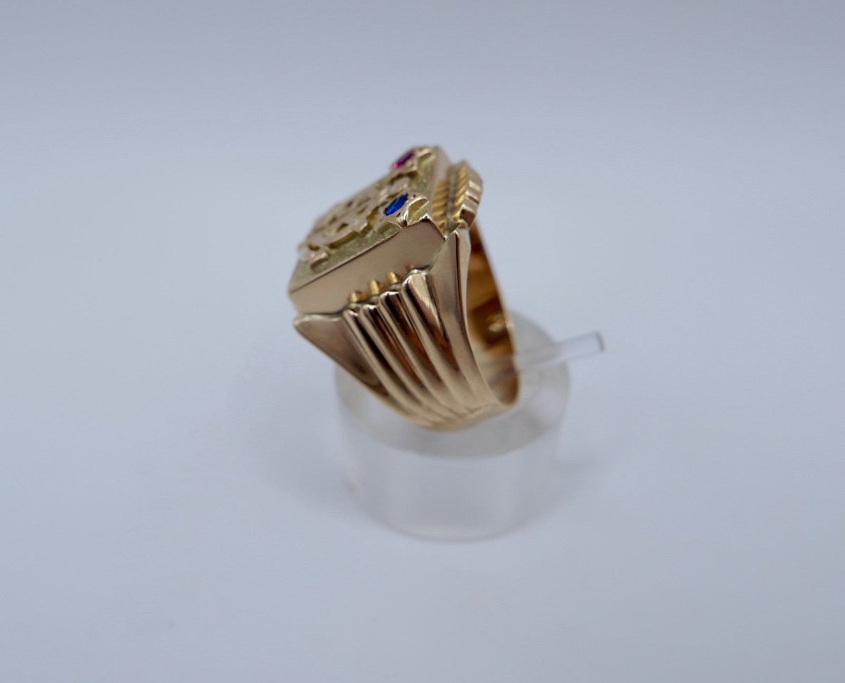 AntikhandelStgt's tweet image. Herrenring 14K Gelbgold Anker Steuerrad Rubin Saphir Nautisch Gr.61 Seefahrt 585 ➡️➡️➡️ €1650.00
➡️➡️➡️ Hier kaufen: ➤ shop.antikhandel-stuttgart.de/products/herre…
#ring #goldaccessoires