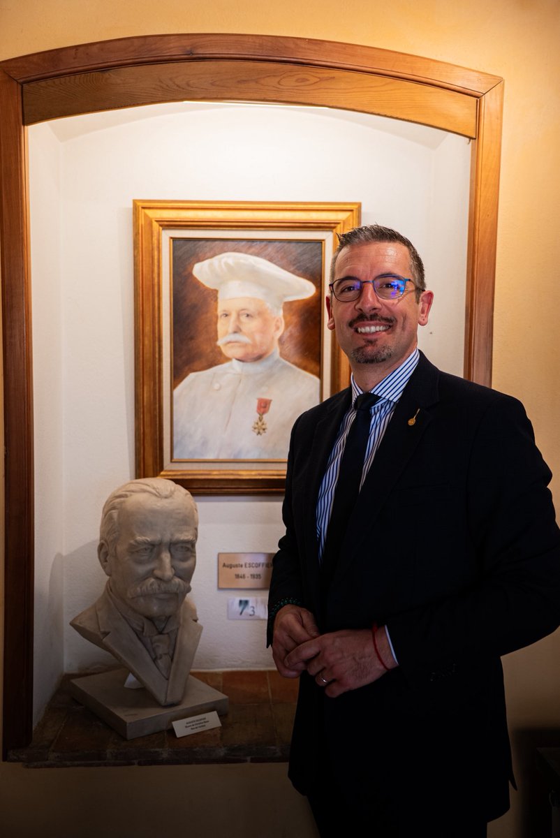 TribuianiCyril's tweet photo. Présent pour les 60 ans du Musée Escoffier : un symbole de l’excellence et de la transmission culinaire française.

En présence de Michel Escoffier et de @lionnelluca06.

Protéger notre gastronomie, c’est défendre le rayonnement de la France 🇫🇷 https://t.co/3NQpEFFscp