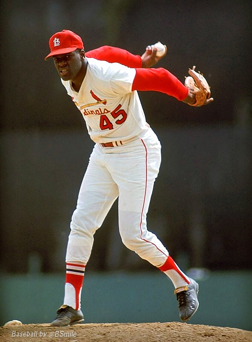 BSmile's tweet image. The menacing glare of Bob Gibson! #MLB #Baseball #STLCards