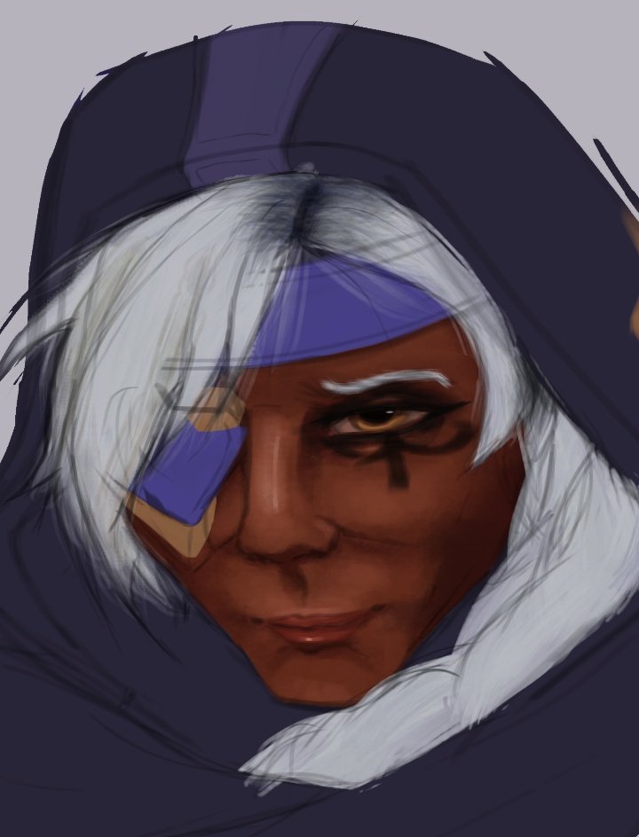 arsennicbatzz's tweet image. really proud of this face so far
#overwatch #wip
