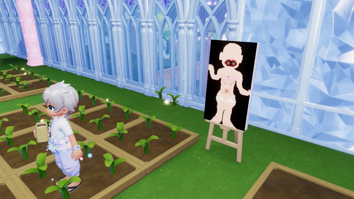 pachi_game_'s tweet photo. 少し前に
知らない近所の方々とぱしゃ
フレが来てくれたから帰宅したら、そそくさ絵を設置してったフレがいたなw https://t.co/AwKBm1MtFY