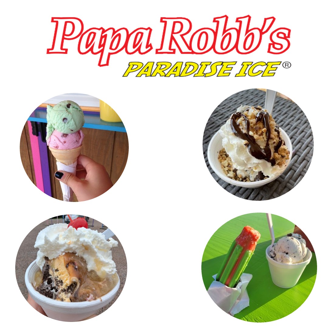 Good Morning Concord. It's Saturday time to celebrate surviving another week by unwinding and a treat. Hope to see you soon. 12 till 9pm. 3700 Poplar Tent Road at Eva Drive, Concord, NC #PapaRobbs #Playground #PapaRobbsParadiseIce #BananaSplit #IceCreamShop #ConcordNC #Dessert