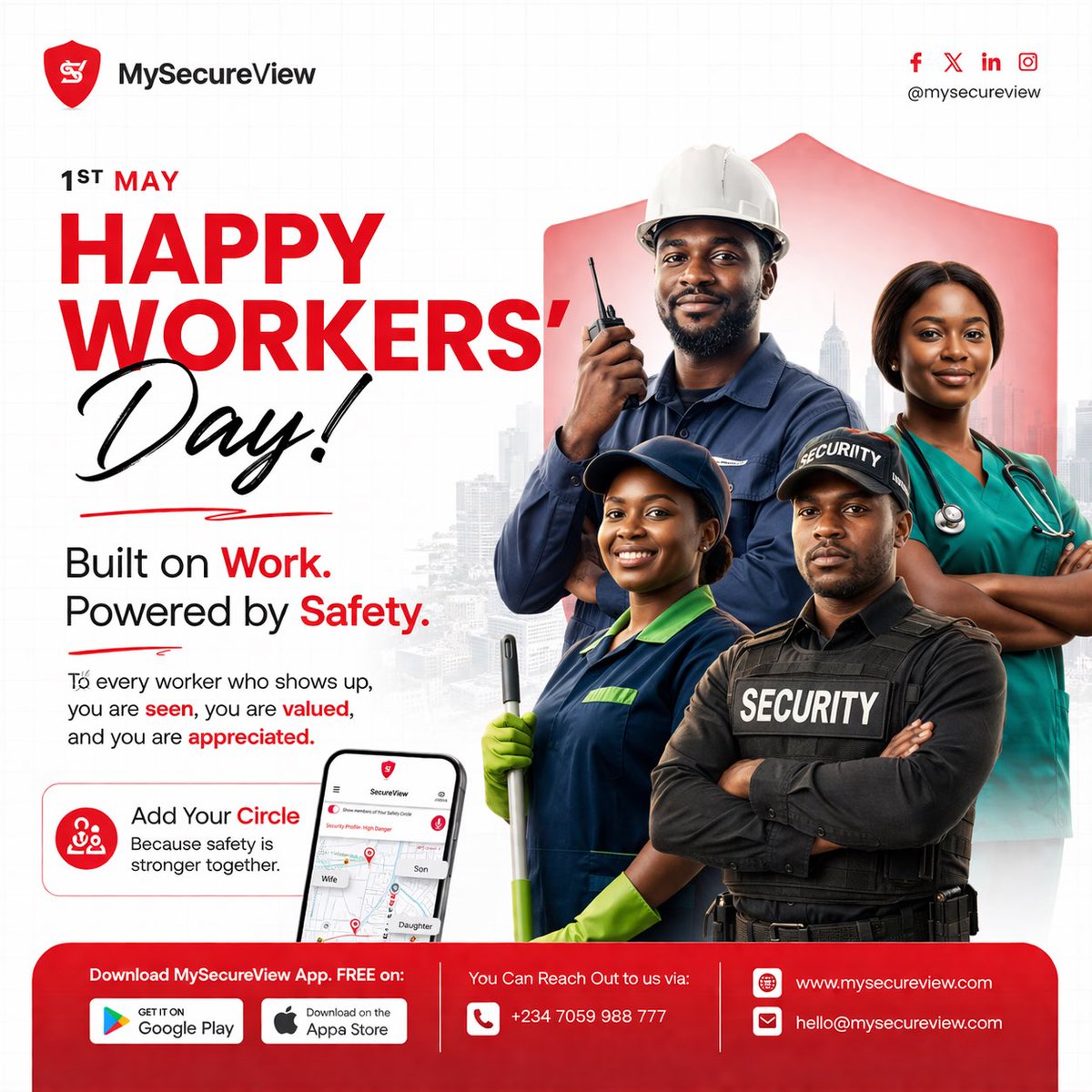 mysecureview's tweet photo. Behind every service is someone putting in the work.

The effort. The consistency. The commitment to getting the job done right.

At SecureView, we don’t just focus on results, we value the people who make them happen.

Because good work deserves to be seen and appreciated.

#SecureView #Appreciation #HardWork #ServiceExcellence