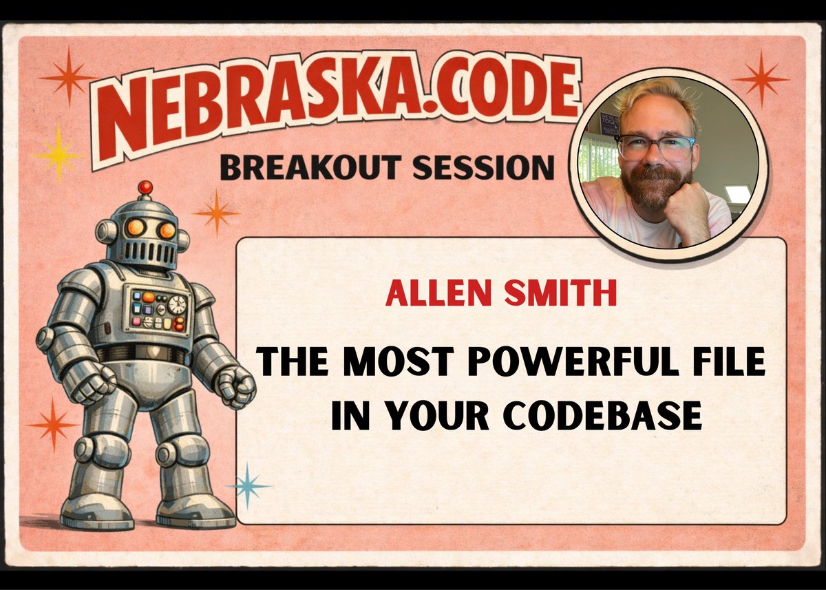 ConferenceNE's tweet photo. Allen Smith presents 'The Most Powerful File in your Codebase' at Nebraska.Code() this July.

https://t.co/YfMDImPYbn

#LICENSEfile #OpenSource #CopyrightLaw #Tech #Nebraska #Codebase #SoftwareDev @umbraco @ycombinator @UniFirst_Corp @unabridgedsoft @Transamerica @TranSystems https://t.co/Yhmoq1Zagv