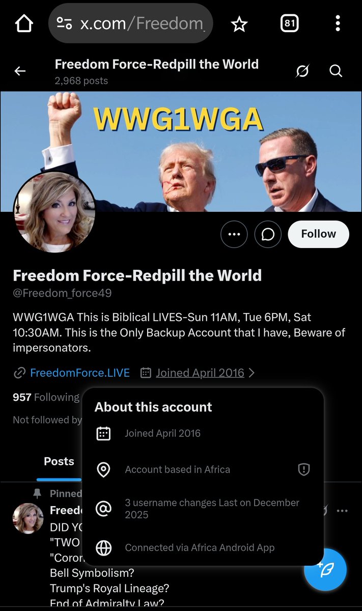 Scammer_Joker's tweet image. Please Priv/Spam Report and Block/Repost these Fake African MAGA Accounts. 
1. MonicaAnderso77
x.com/i/user/1971061…
2. Freedom_force49
x.com/i/user/7169709…
Thanks 
#scammers