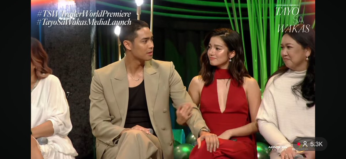 Those little gestures means a lot — it feels that they safe and kakampi nila ang isa’t - isa 

TAYO SA WAKAS TRAILER  

#TayoSaWakasMediaLaunch  
#DonnyPangilinanAsCisco  
#BelleMarianoAsCheska