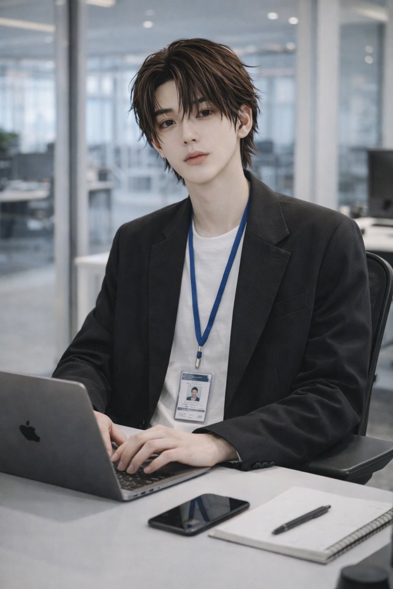 Stylish Office Worker Portrait