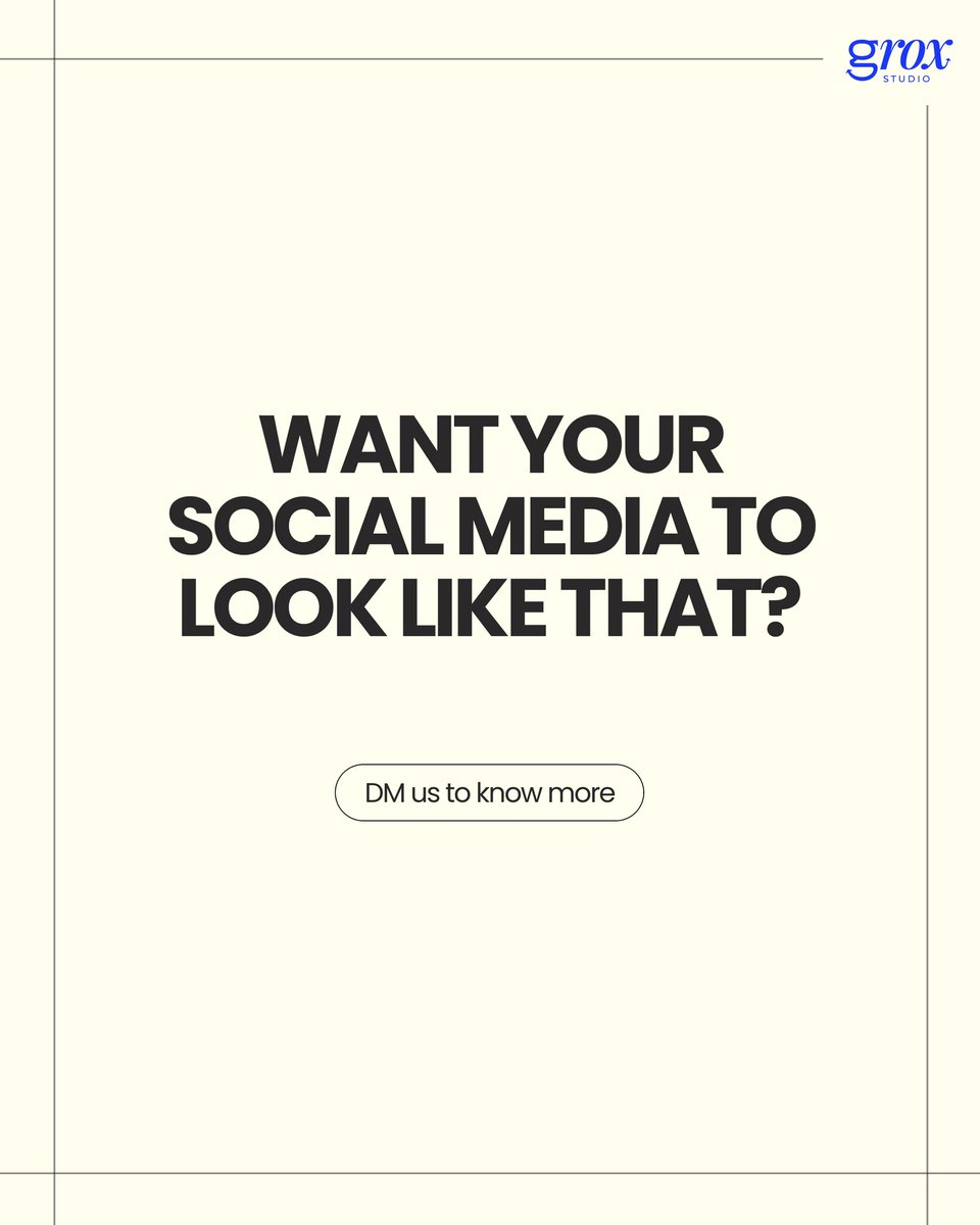 GroxStudio's tweet image. We transformed ordinary social media feeds into powerful, curated brand experiences.

From boring to bold - this is how your brand should show up online.

#SocialMedia Marketing #Branding #ContentStrategy

#DigitalMarketing