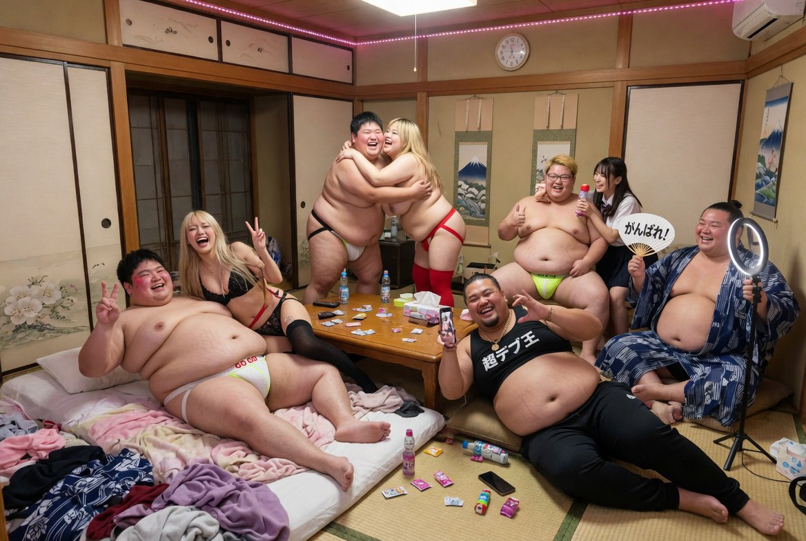 オーク会（仮）巨漢男子サークル✨だったもの tweet media
