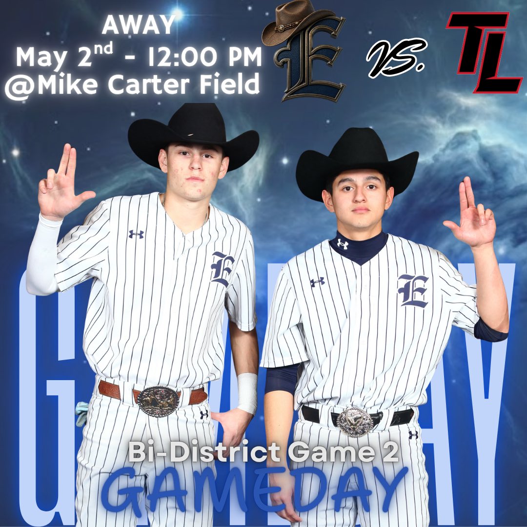 WERaiderBB's tweet photo. Bi-District Game 2. 
At Mike Carter Field in Tyler - 12:00 PM 
#WeAreEast #DUBeast #RFL
Game 3 to follow 30 minutes after Game 2. https://t.co/7Cdjm5QnSI