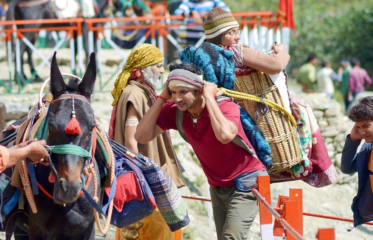 Ani_x7's tweet image. Sushant Singh Rajput's magic in Kedarnath on TV right now. 🎞️ Best way to wait for the big CSK vs MI clash! 🏏🔥 🙏

#IPL2026 #CSKvsMI
#HarHarMahadev