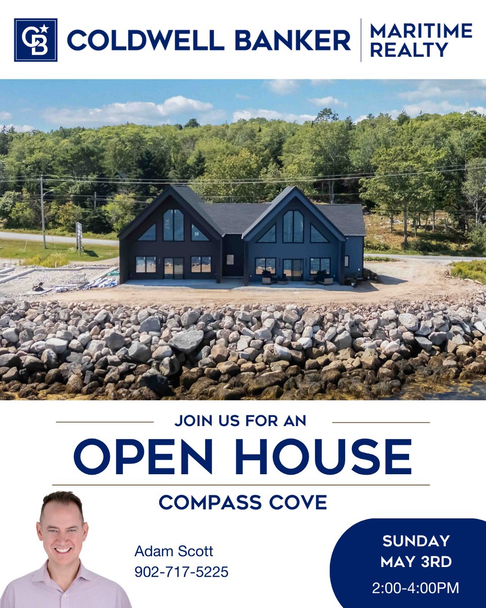cbmaritime's tweet photo. Happy Saturday! 🌞

Sat 2-4pm: 55 Mush a Mush Road
Sat 4-6pm: 108 5523 Inglis Street
Sun 2-4pm: Compass Cove Court 

Send us a message for more details! https://t.co/2Z3DTkSi74