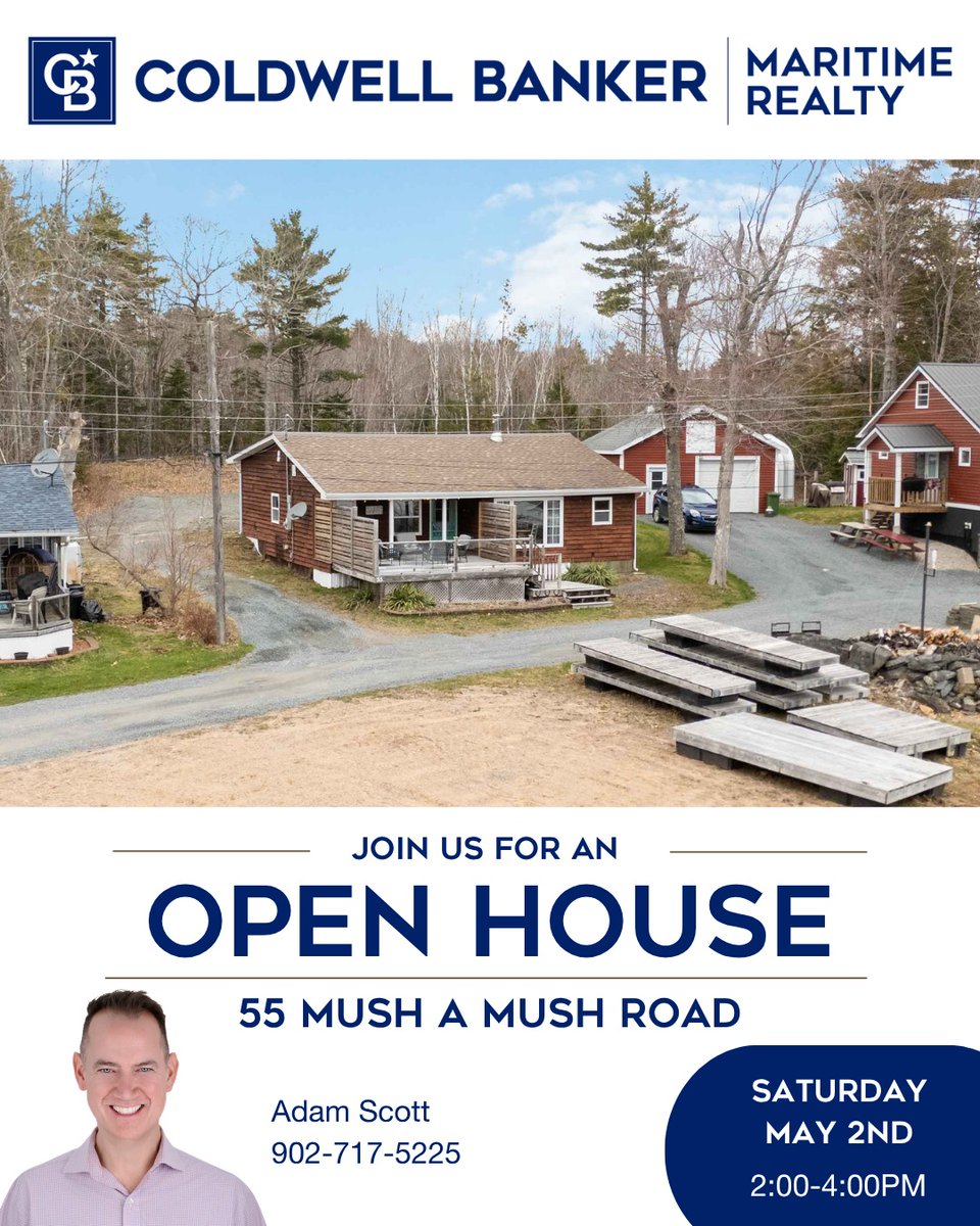 cbmaritime's tweet photo. Happy Saturday! 🌞

Sat 2-4pm: 55 Mush a Mush Road
Sat 4-6pm: 108 5523 Inglis Street
Sun 2-4pm: Compass Cove Court 

Send us a message for more details! https://t.co/2Z3DTkSi74