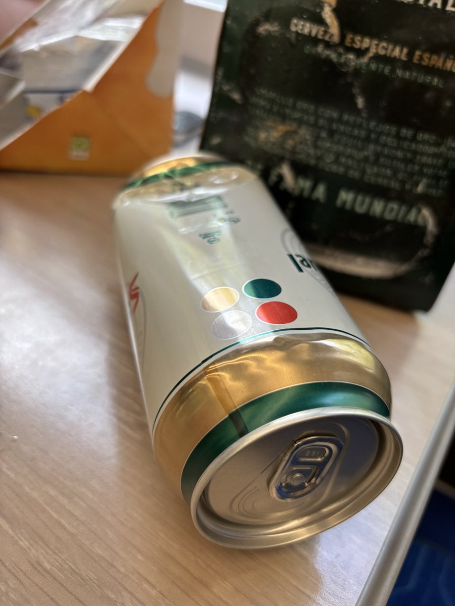 Adgeyboy's tweet photo. @LidlGB sadly after opening the damp damaged case of 10 San Miguel’s from your Barton store, I have found one rogue, pierced can #fuming #onecandown https://t.co/HDAyEJcJyN