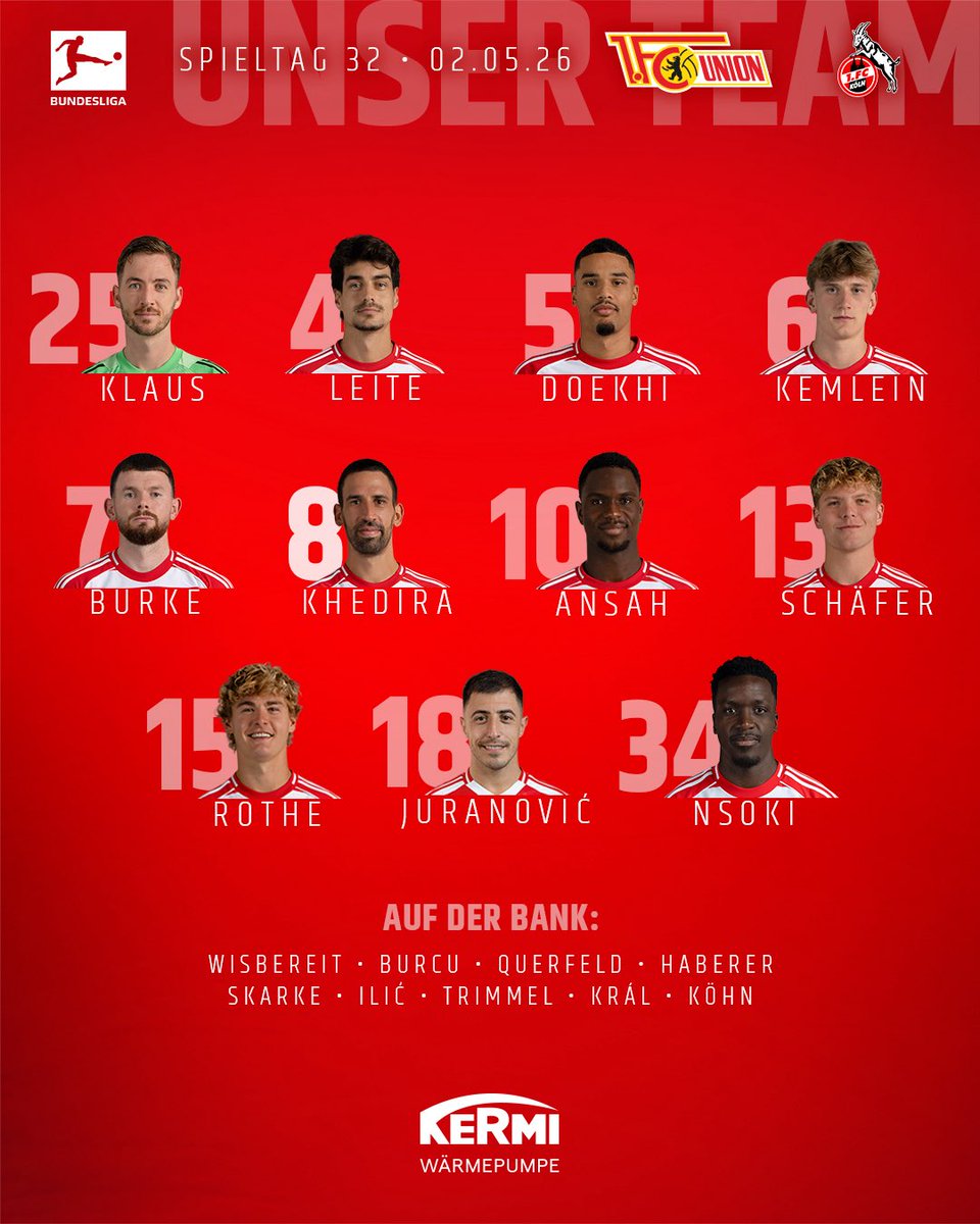 1. FC Union Berlin tweet media
