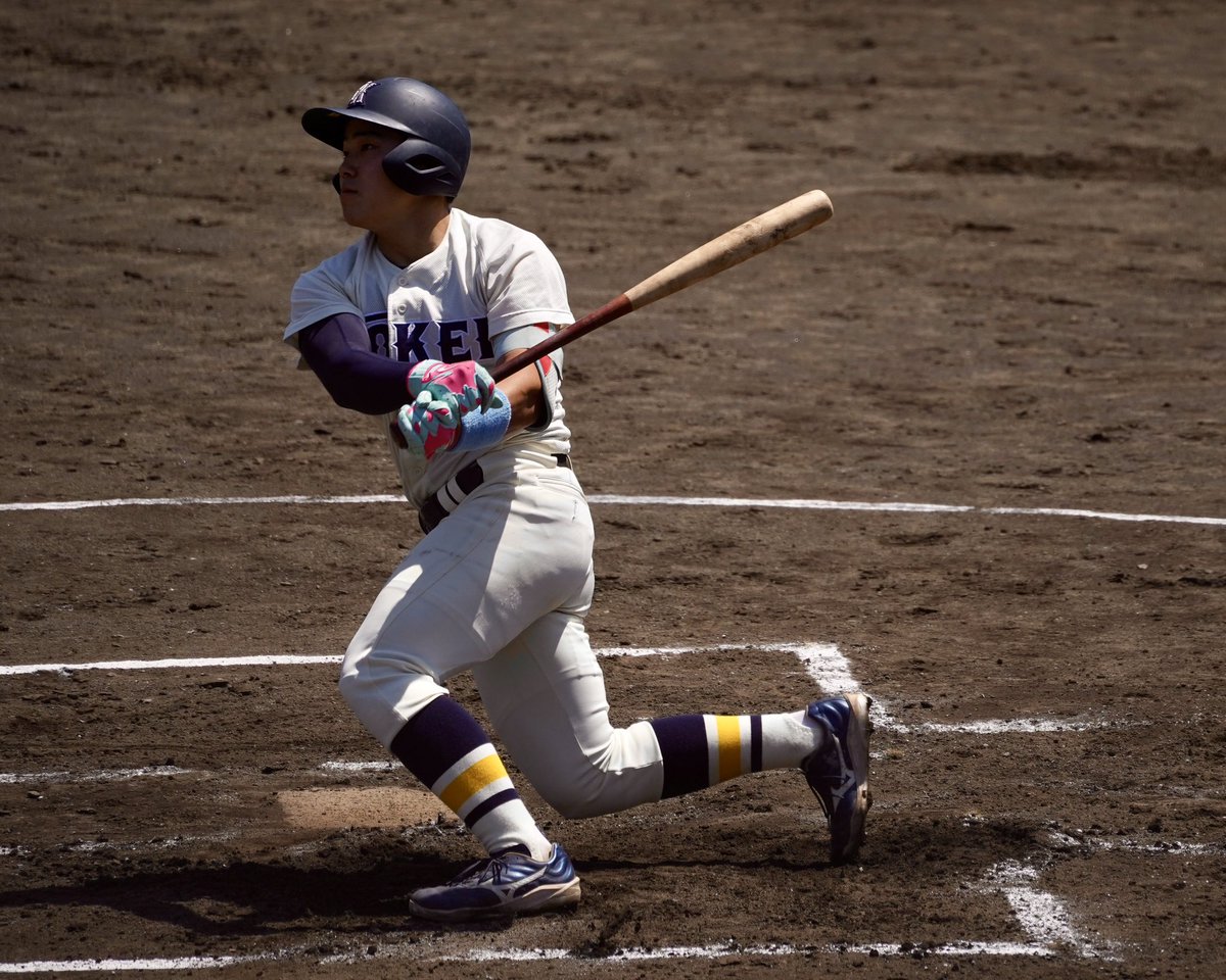 nakaromon's tweet photo. 260502 #首都大学野球連盟 2部 春季リーグ
小野路GIONベースボールパーク
#東京経済大学 渡邉楽意 選手（③西武台）
初回に放ったレフトへの火を吹くような弾丸ライナーで3点を奪取👏4番打者としての役割を最高の形で果たしました😇 https://t.co/3KqkKzyvBy