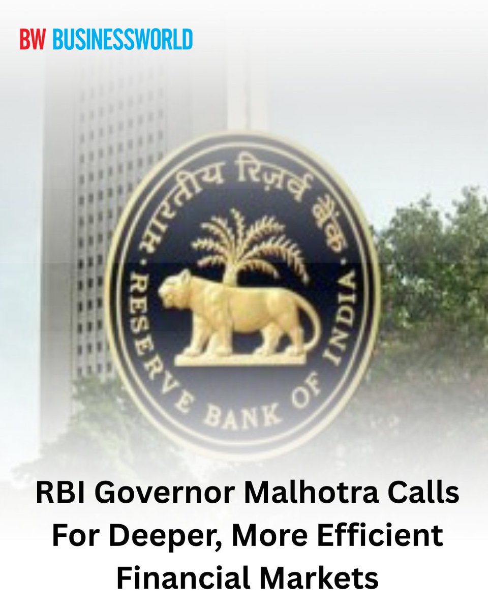 BWBusinessworld's tweet image. India averaged 8.2 per cent growth over 2021-25 with FDI expected at USD 90 Bn in FY26, he says 

Read more: businessworld.in/article/rbi-go…

Annurag Batra | Noor Fathima Warsia | Tanvie Ahuja 

#RBI #SanjayMalhotra #FinancialMarkets #FDI #CPIInflation #CorporateBonds #Forex
#Liquidity