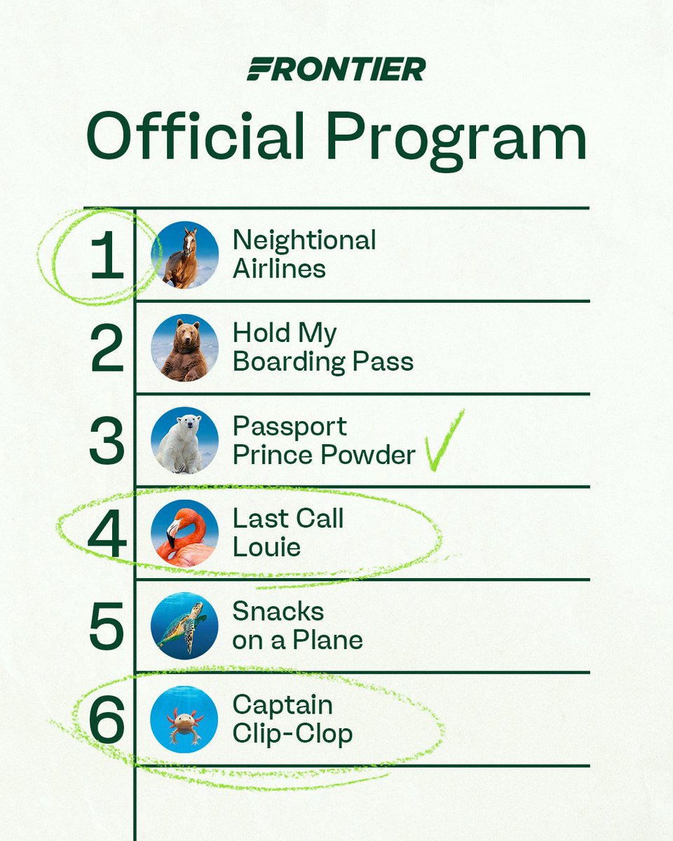Frontier Airlines tweet media
