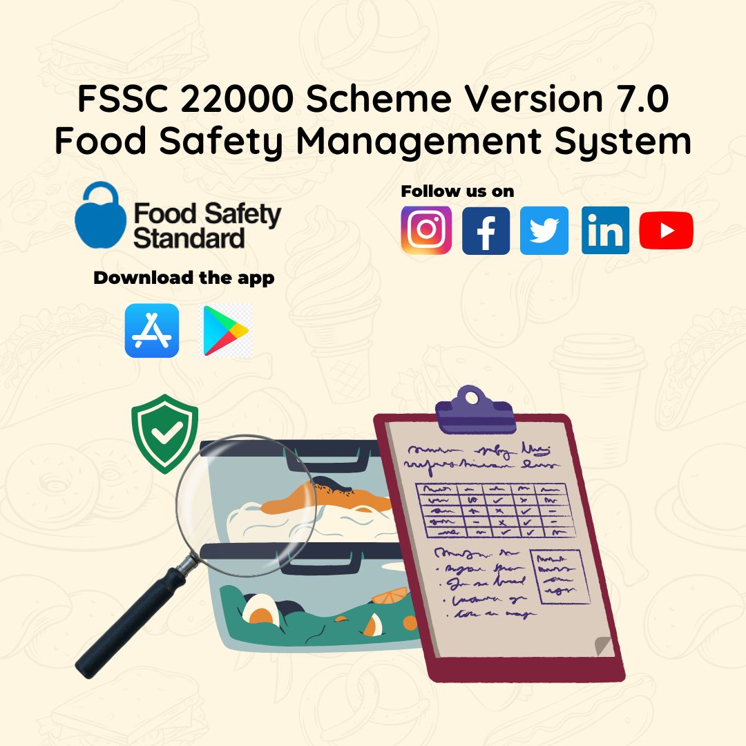 standard_food's tweet image. FSSC 22000 V7.0 focus on aligning with the 2024 GFSI benchmarking requirements, integrating the new ISO 22002-x series for PRPs, and strengthening requirements related to SDGs.
#FssaiIndia #FoodSafety #FoodSafetyStandard #FSSC22000 #FSSC22000Version7 #FSMS #SafetyCompliance