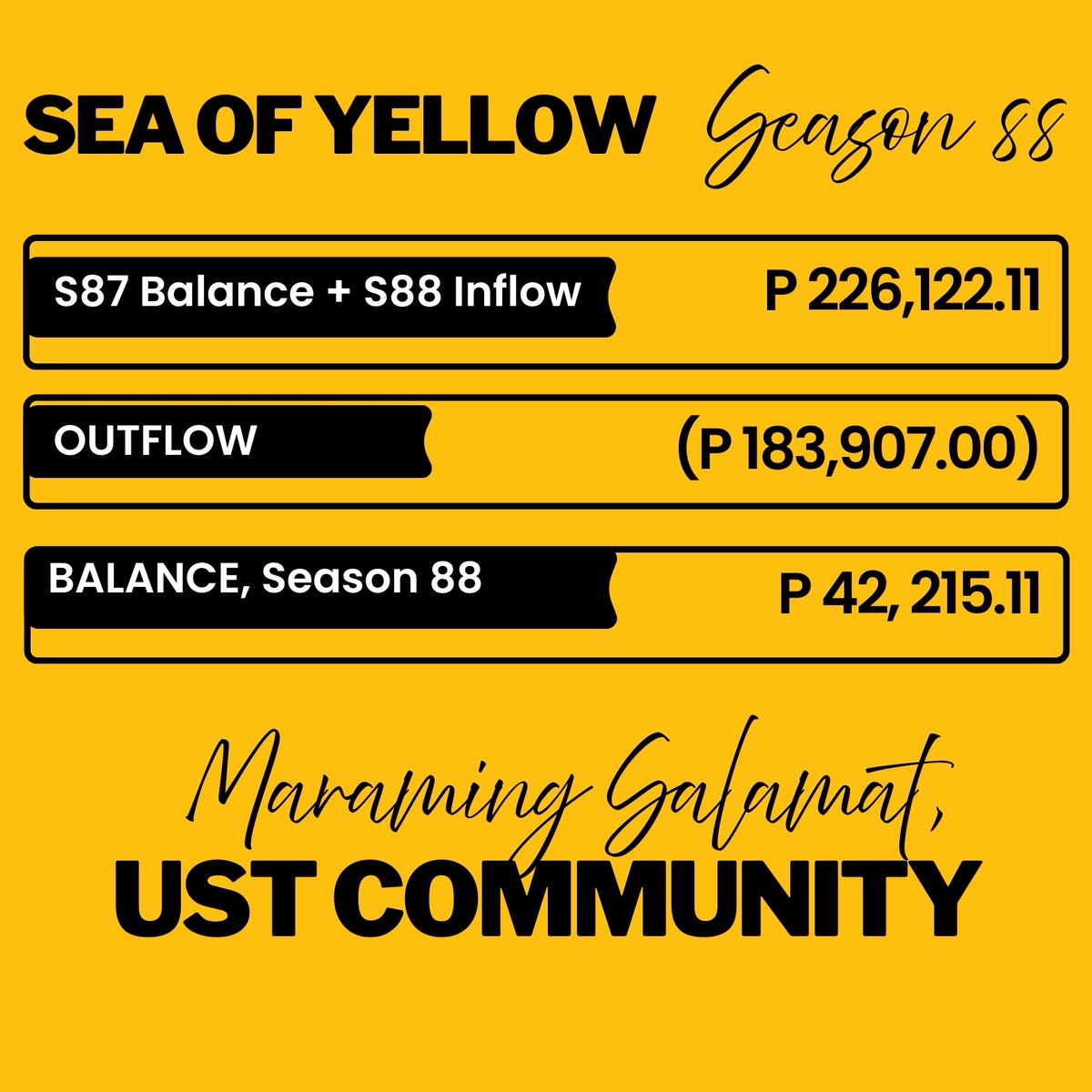 Season 89 Ready?

Maraming salamat sa tiwala, UST Community. It is our pleasure to serve as the bridge that brings everyone together.

We will coordinate with the team on how best to utilize this.

Hanggang sa muli,
Team Clappers
#GoUSTE