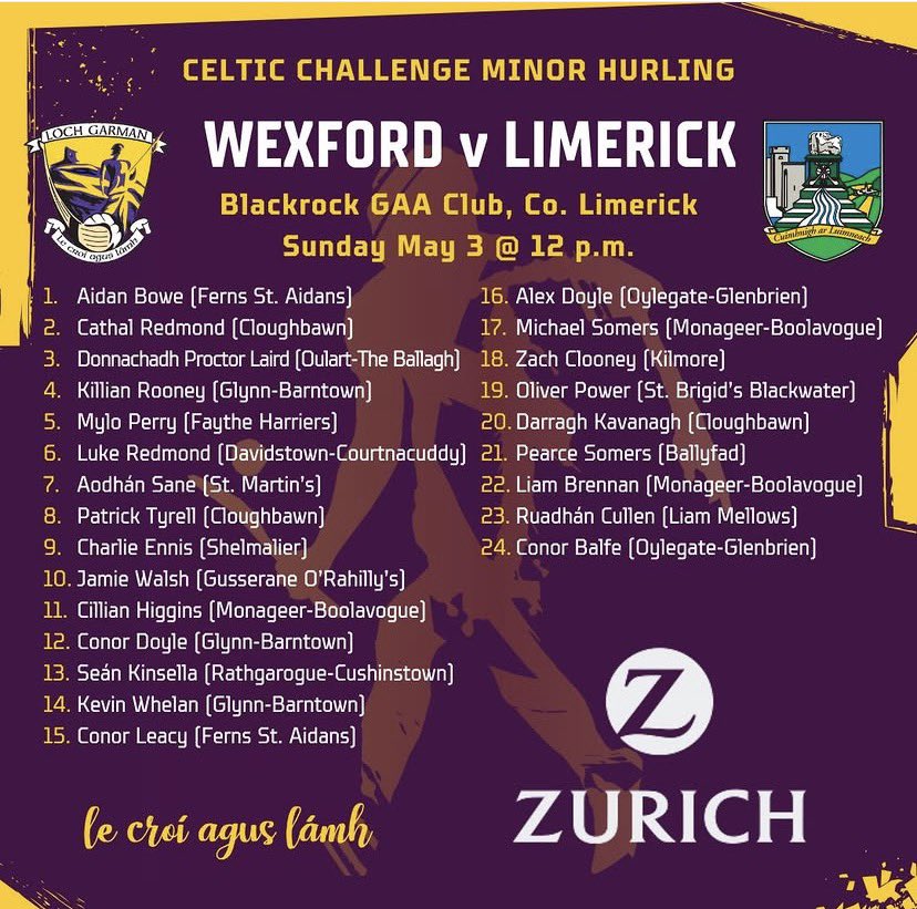 Wexford CBS GAA tweet media