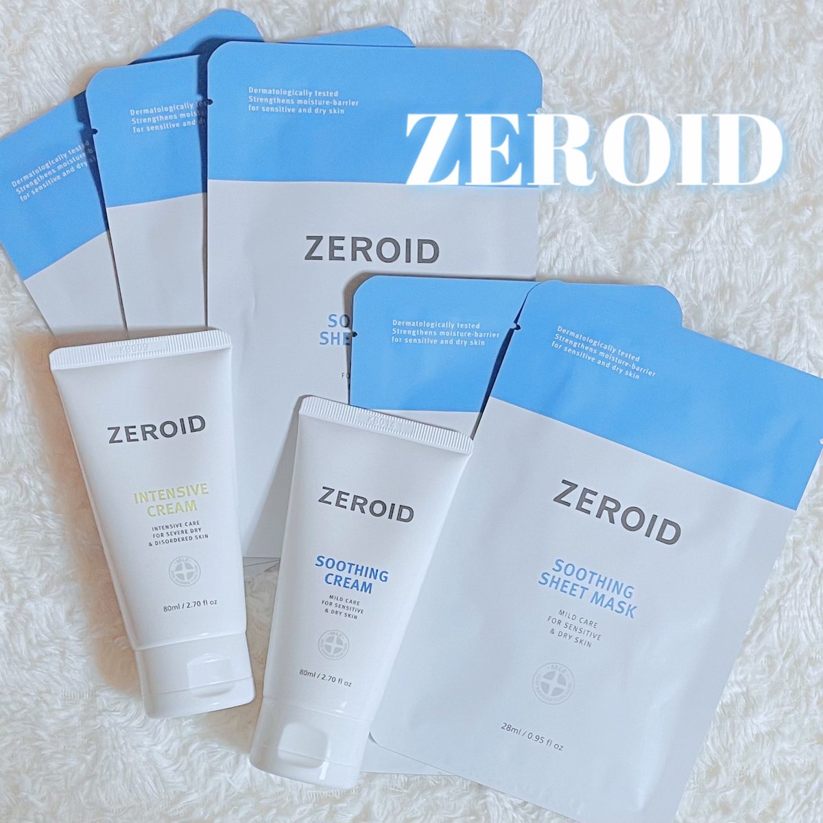 yuco8611's tweet photo. 【gifted】
ZEROID(@zeroid_jp )様にいただいたアイテムが良い感じだったのでシェア💖

シートマスクはセラミド-9Sとヒアルロン酸配合でインナードライ肌のうるおいケアにぴったり😚✨
クリームはベタつかないけど水分感のあるスージングと高保湿のインテンシブ💐お気に入りはスージングクリーム🫧 https://t.co/3a6XRzTGBK