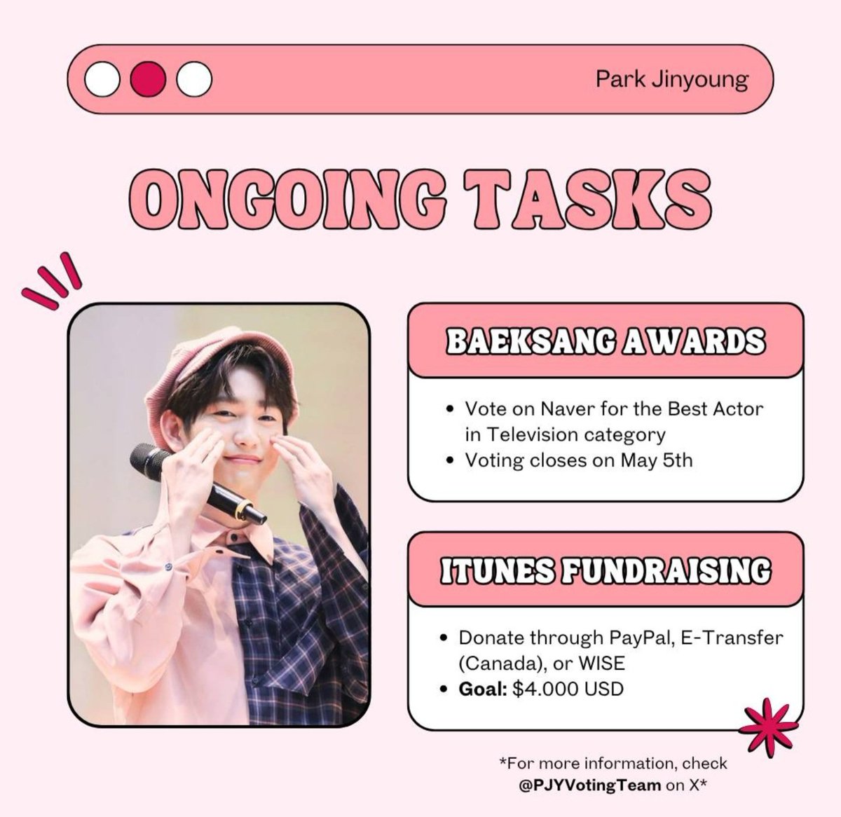 iam_foonfoon's tweet image. โหวตเสร็จแล้ววันนี้💝
CHOEAEDOL_Celeb ไปด้วยกันนะ!

#CHOEAEDOL_Celeb #Park Jinyoung #หลักฐานการโหวต

myloveactor.com/community/?ido…