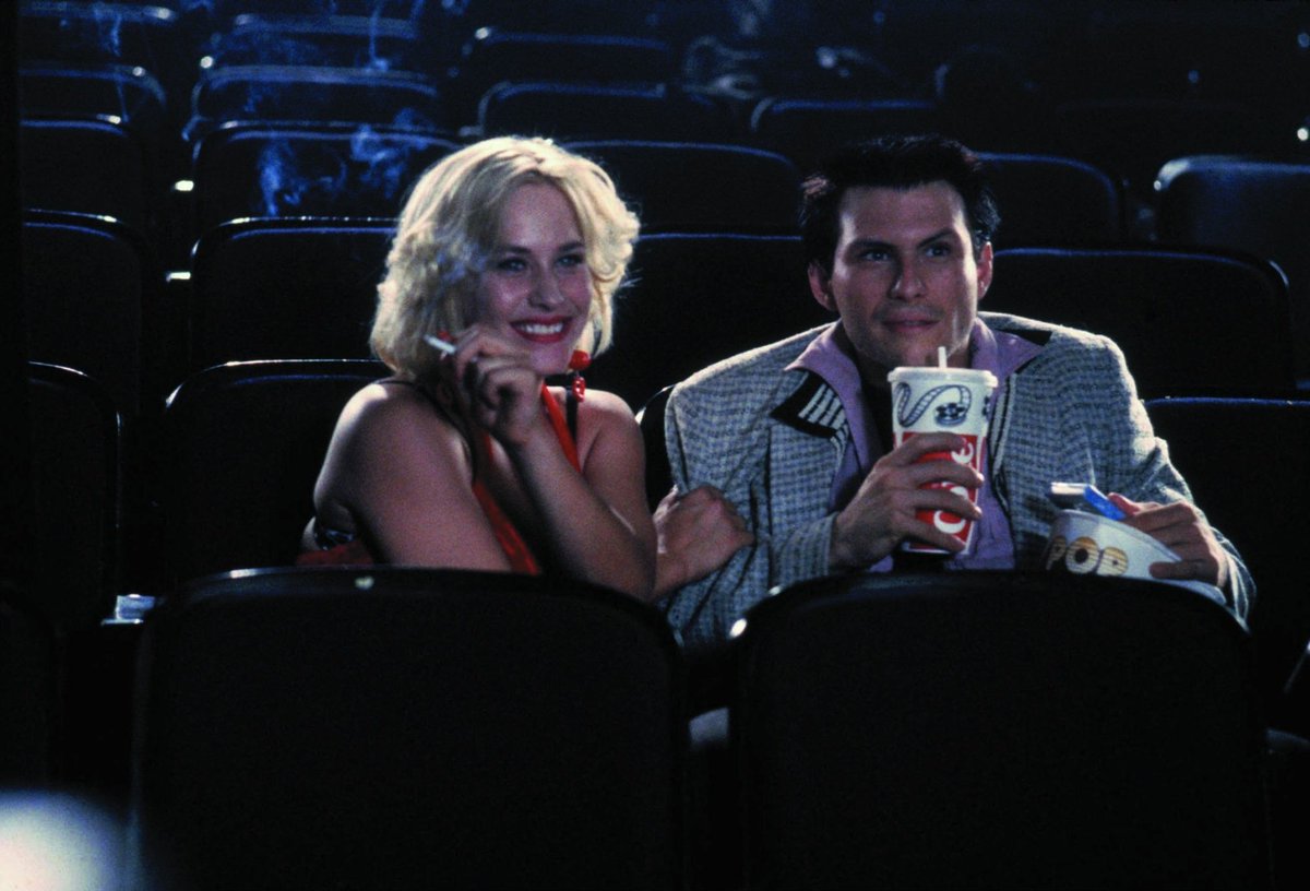 BrightmanSays's tweet image. Patricia Arquette and Christian Slater #TrueRomance (1993) ❤️❤️