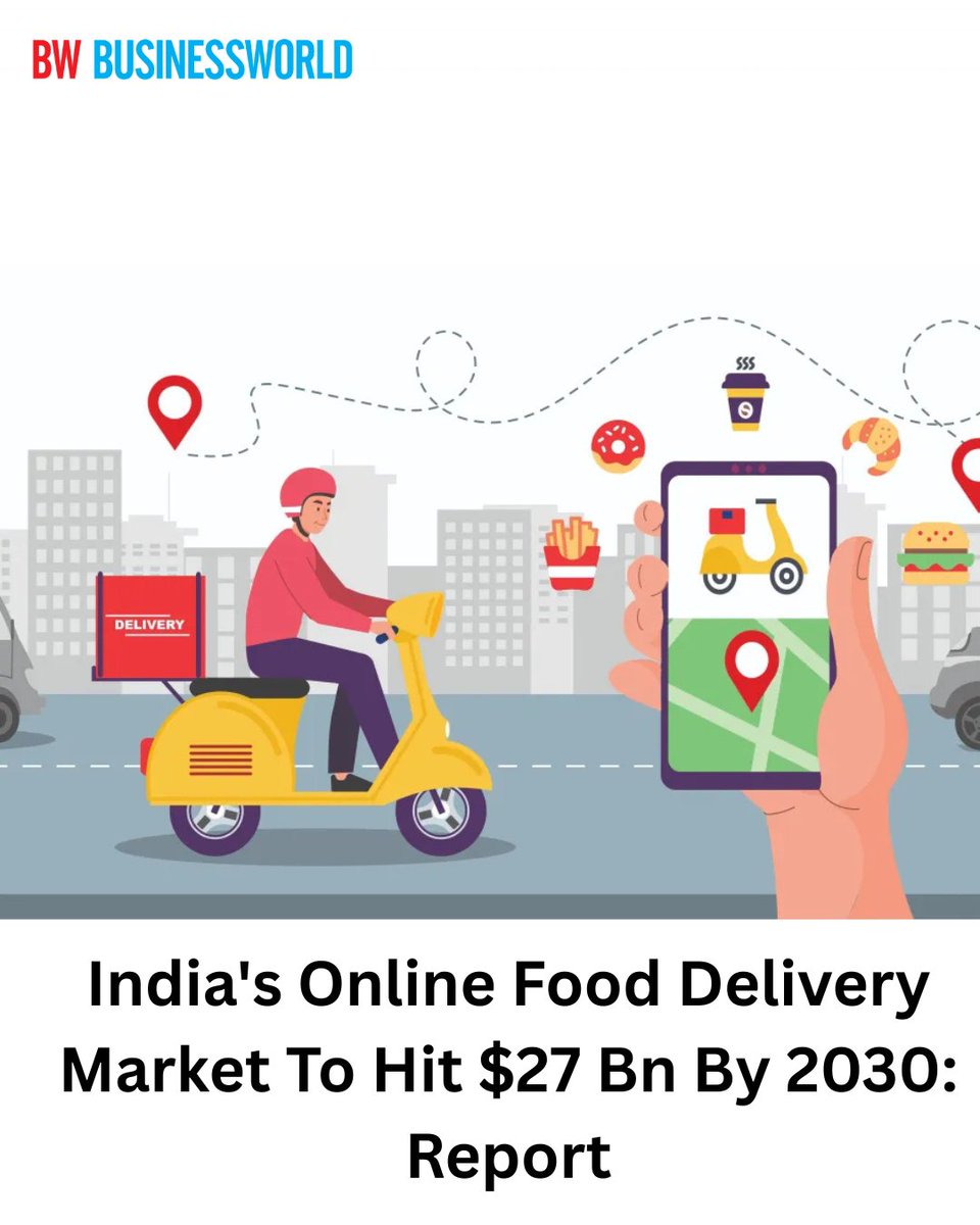 BWBusinessworld's tweet image. Tier-2 plus cities account for 20-25 per cent of the market as order frequency, AOV growth and formalisation drive next leg of expansion, says Investec Equities

Read more:businessworld.in/article/india-…

Annurag Batra | Noor Fathima Warsia | Tanvie Ahuja 

#FoodDelivery