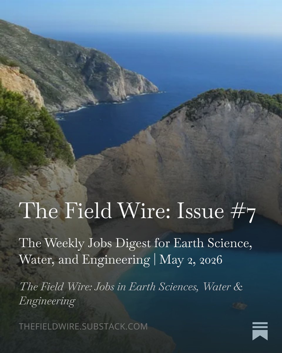 The Field Wire - Jobs in Earth & Env. Sciences tweet media
