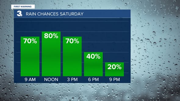 RickeyLRoss's tweet image. RAIN 📷
Split showers Saturday
Widespread to the SE, scattered to the NW
More rain for NE NC, not as much for SE VA
wtkr.com/weather
#FirstWarn3