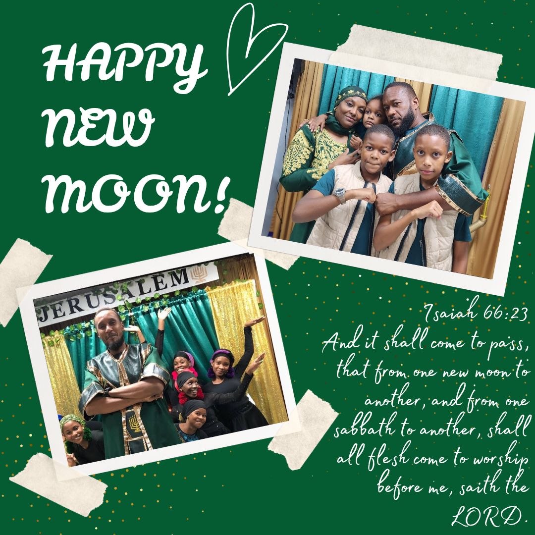 iuic_tt's tweet photo. 🌕✨ Happy New Moon ✨🌕
📖 Isaiah 66:23 And it shall come to pass, that 👉🏾 from one new moon 🌕 to another, and from one sabbath to another, shall all flesh come to worship before me, saith the LORD. ✨

#IUIC #TrinidadandTobago #NewMoon #HappyFeast #fyp https://t.co/qwsb9OqMBo