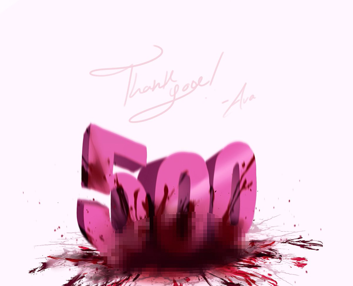Aww look! Vixie is saying thank you for 500! wha— VIXIE NOO LOOK OUT NOO