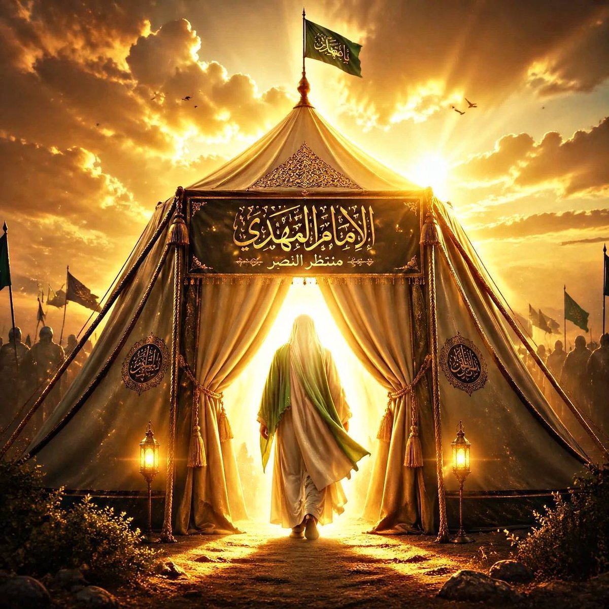 نور میبینم
دارم خیمه‌تو از دور میبینم ...
‌