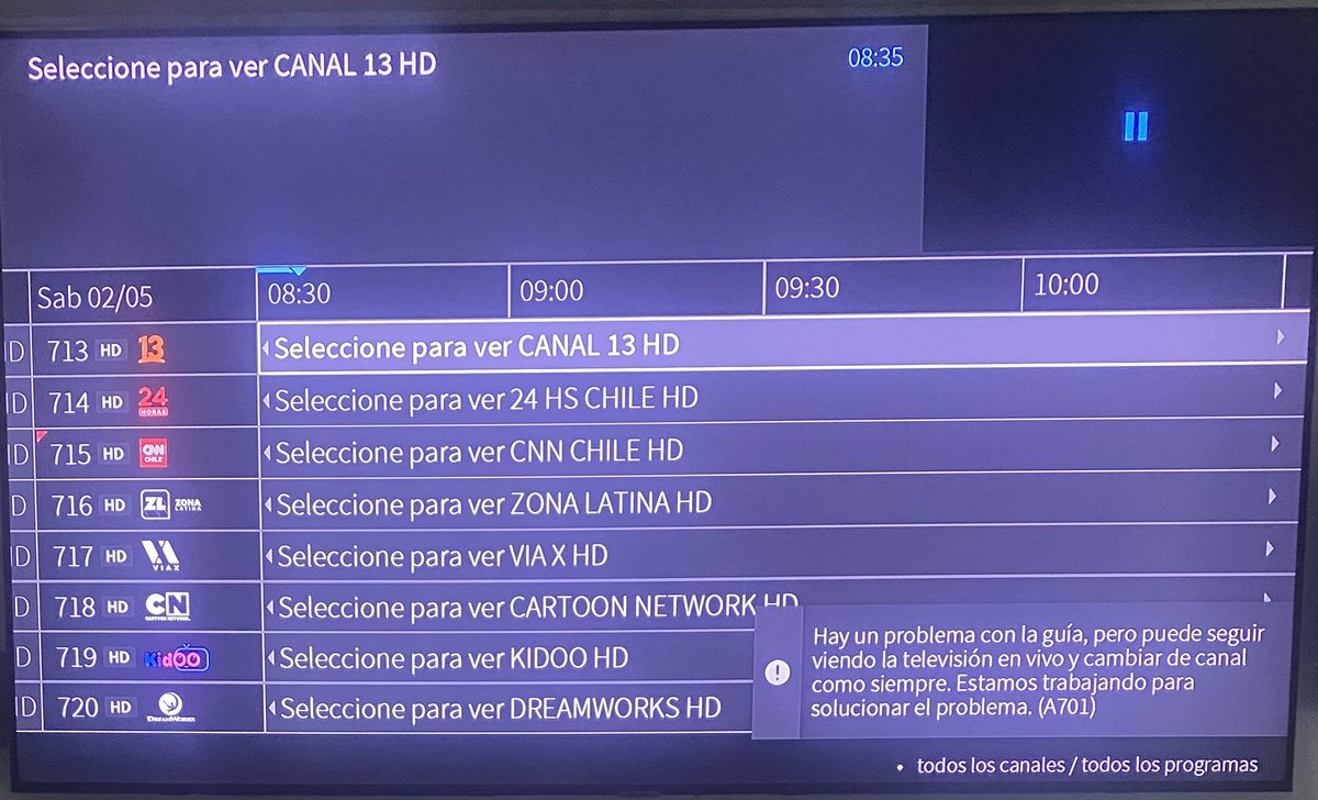 Sres
<a href="/VTRsoporte/">VTR Soporte</a> <a href="/VTRChile/">VTRChile</a> una vez más, hoy 02/05/26, 08:16hrs, no hay SEÑAL DE INTERNET. <a href="/SERNAC/">SERNAC</a> <a href="/chilevision/">Chilevisión</a> <a href="/chvnoticias/">CHV Noticias</a> <a href="/tv_monica/">Mónica Rincón González</a> <a href="/LaRedTV/">LaRed</a> .
@VTR 
SERVICIO DEPLORABLE, EXTREMADAMENTE DEFICIENTE, PESIMO, urge solución.