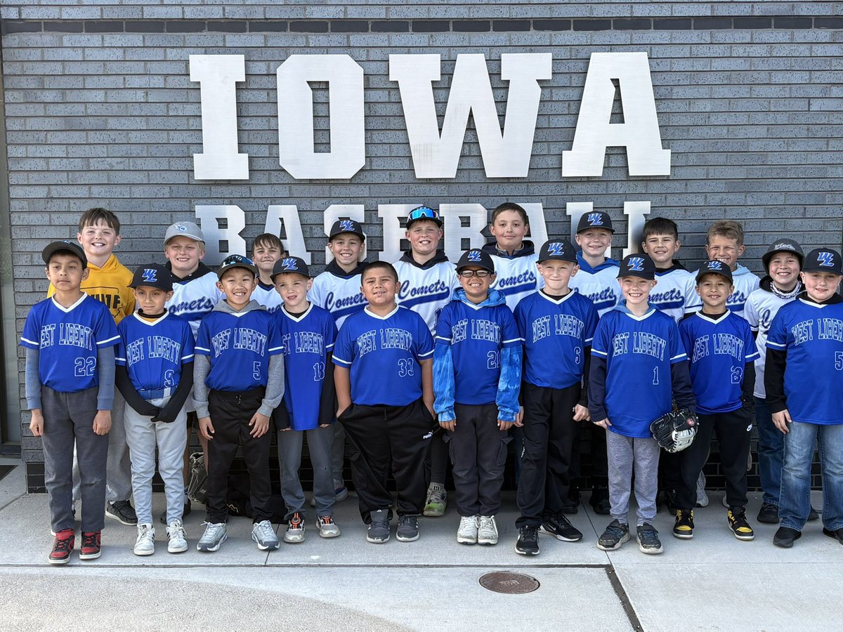 WestLibBaseball's tweet photo. 8U and 10U Comets had great time at the ballpark watching the Hawkeyes and Comet alum @WulfCaleb !!! https://t.co/GcxaWMIjuv
